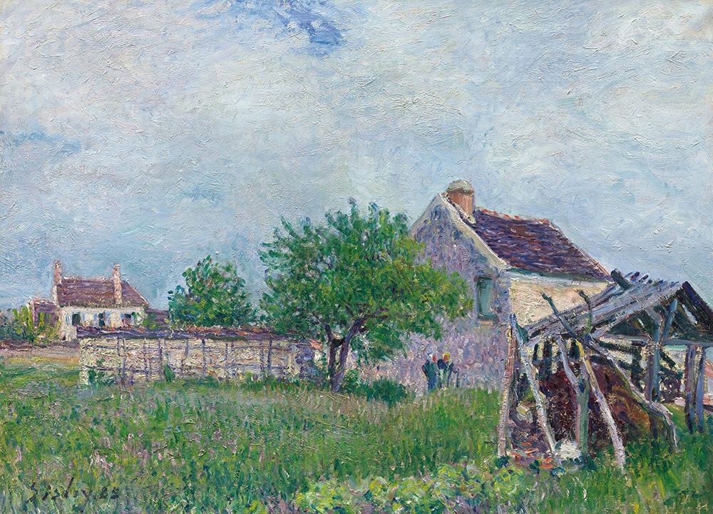 Old Cottage at Les Sablons (1885)