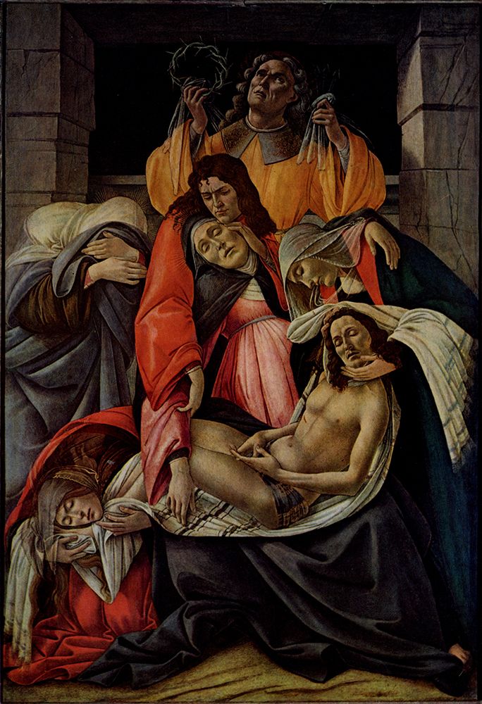 Lamentation over Dead Christ 1495