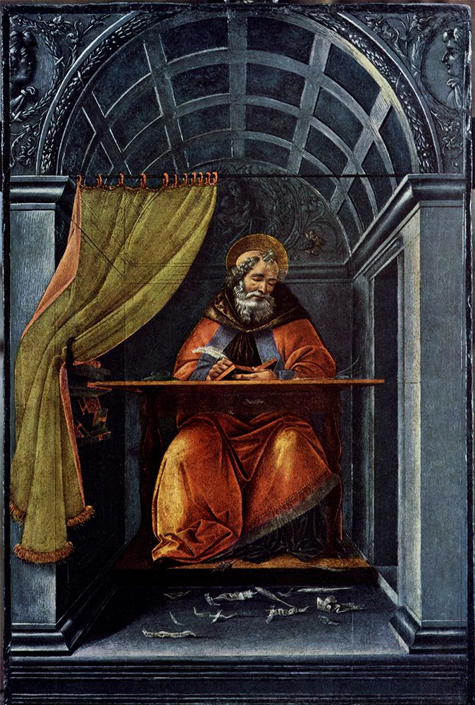 St Augustine in his Cell 1490