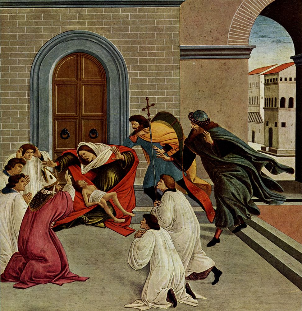 The Miracle of St. Zenobius detail 2 ca 1500