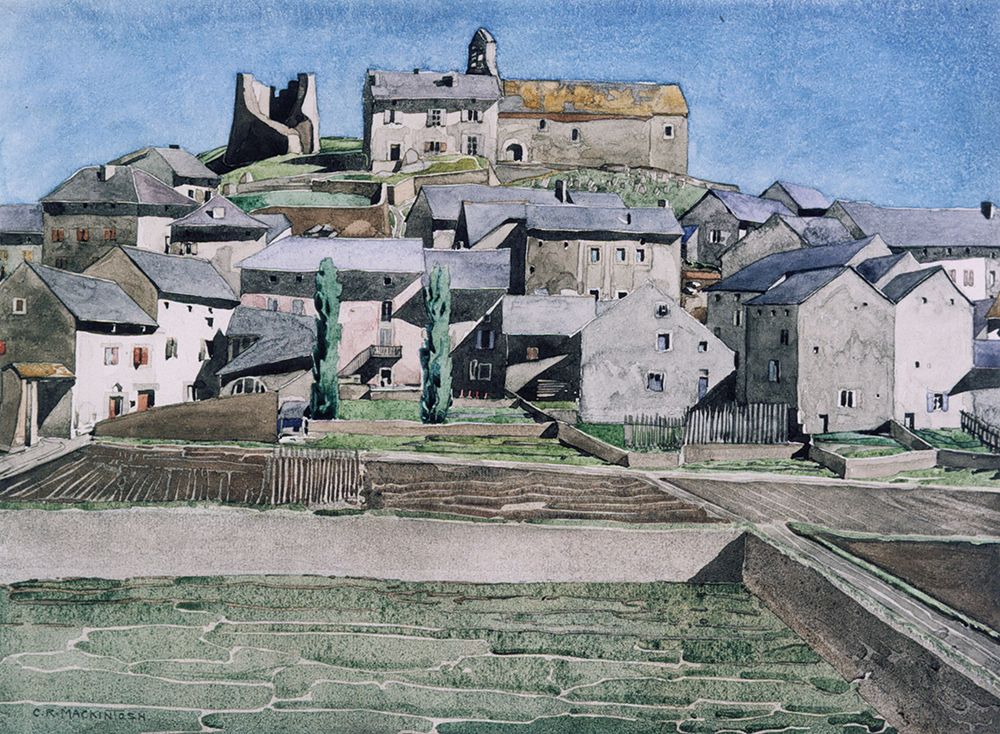 The Church of La Llagonne 1925