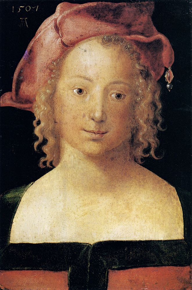 Portrait of a Young Woman with a Red Beret 1507