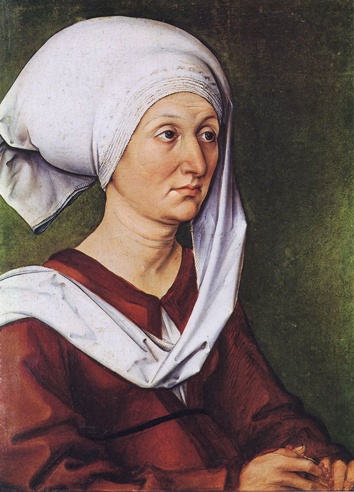 Portrait of Durers Mother ca 1490