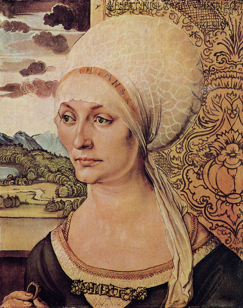 Portrait of Elsbeth Tucher 1499