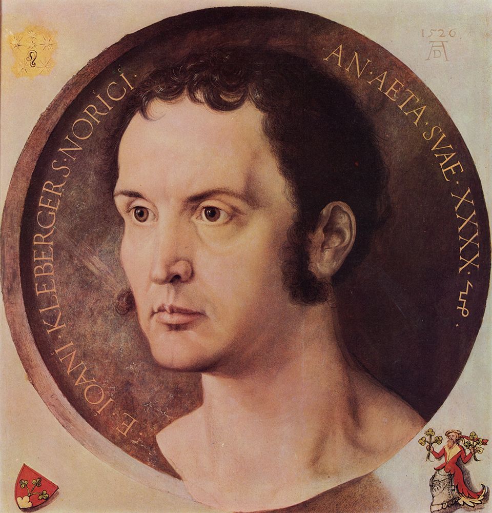 Portrait of Johannes Kleeberger 1526