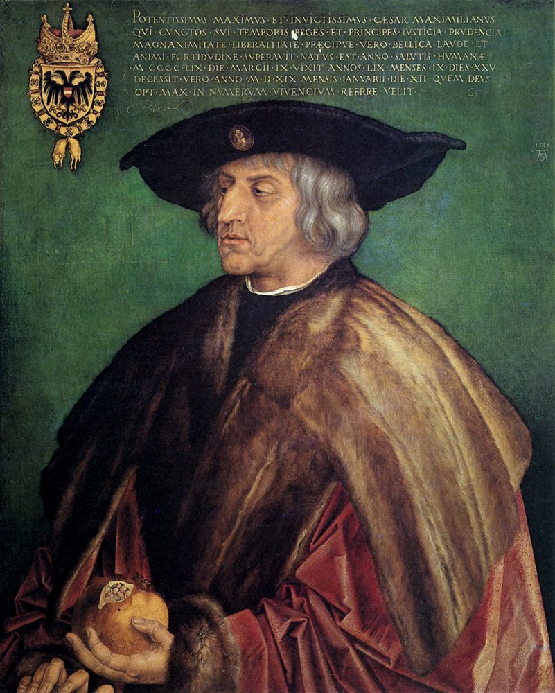 Portrait of the Emperor Maximilian I 1519