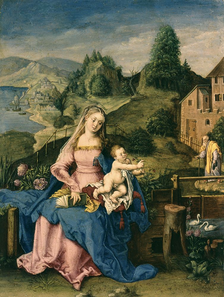 Virgin and Child in a Landscape ca 1600