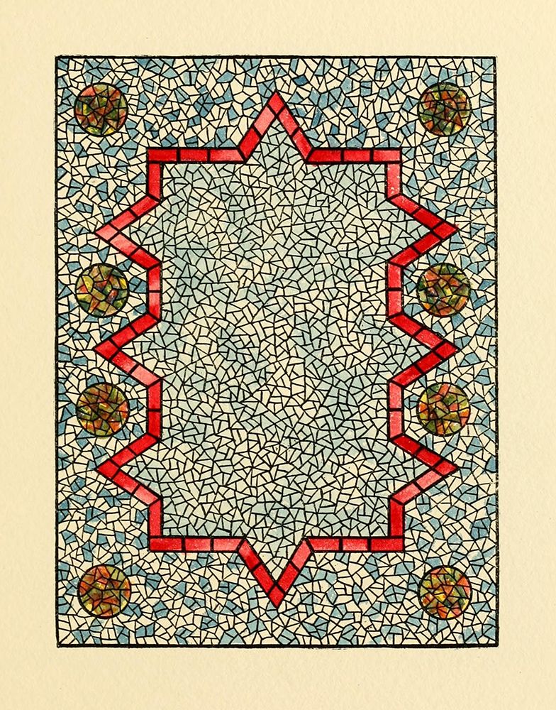 Belcher Mosaic Glass 1886 - 8 design by BMG Co
