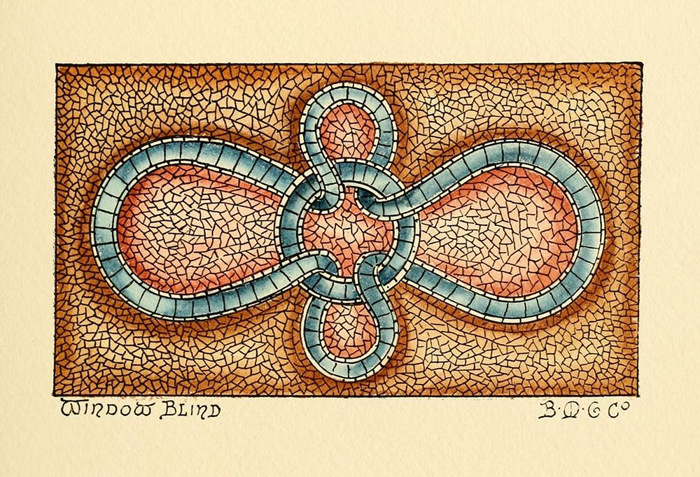 Belcher Mosaic Glass 1886 - 14 design by BMG Co