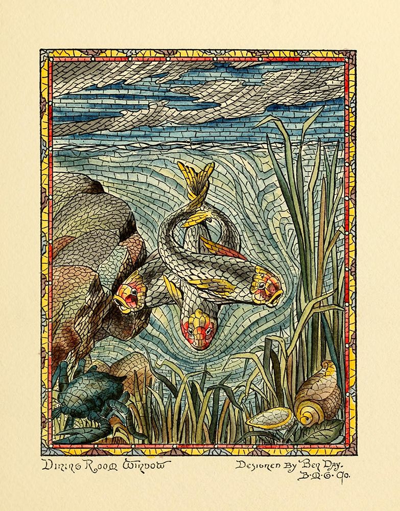 Belcher Mosaic Glass 1886 - 20 design by Ben Day