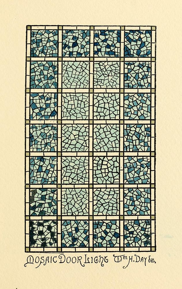 Belcher Mosaic Glass 1886 - 21 design by Wm H Day