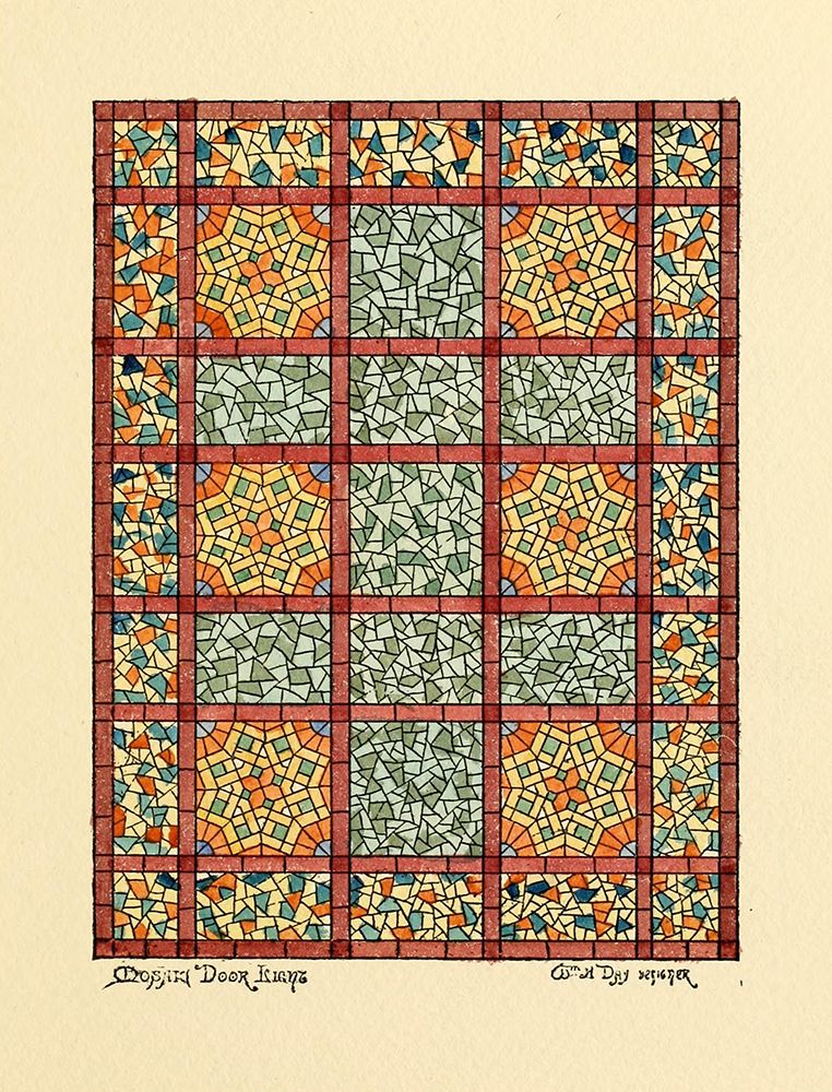 Belcher Mosaic Glass 1886 - 23 design by Wm H Day