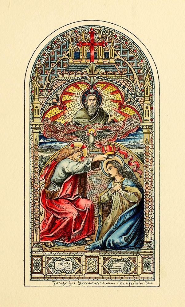 Belcher Mosaic Glass 1886 - 38 design by LJ Lederie