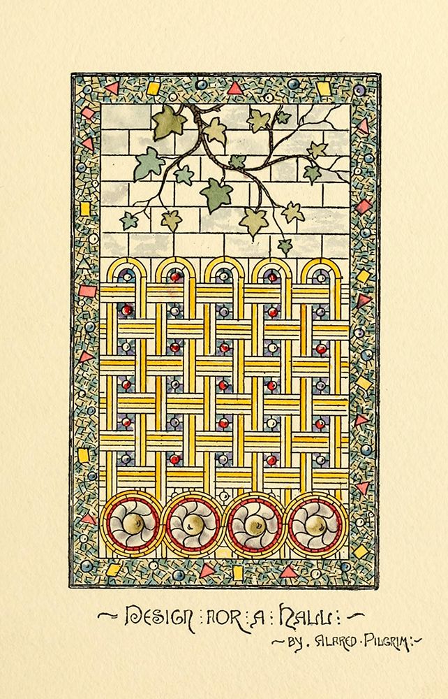 Belcher Mosaic Glass 1886 - 46 design by Alfred Pilgrim