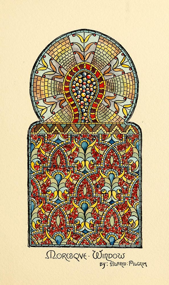 Belcher Mosaic Glass 1886 - 47 design by Alfred Pilgrim