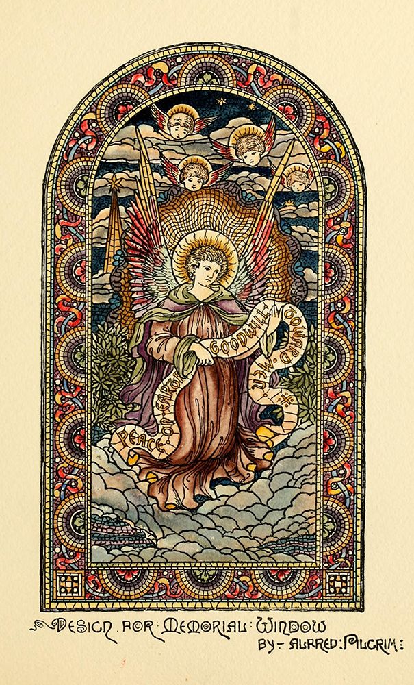 Belcher Mosaic Glass 1886 - 52 design by Alfred Pilgrim