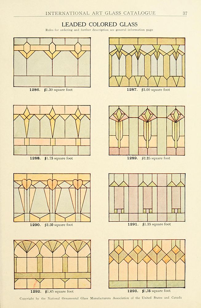 International Art Glass 1914 - 5