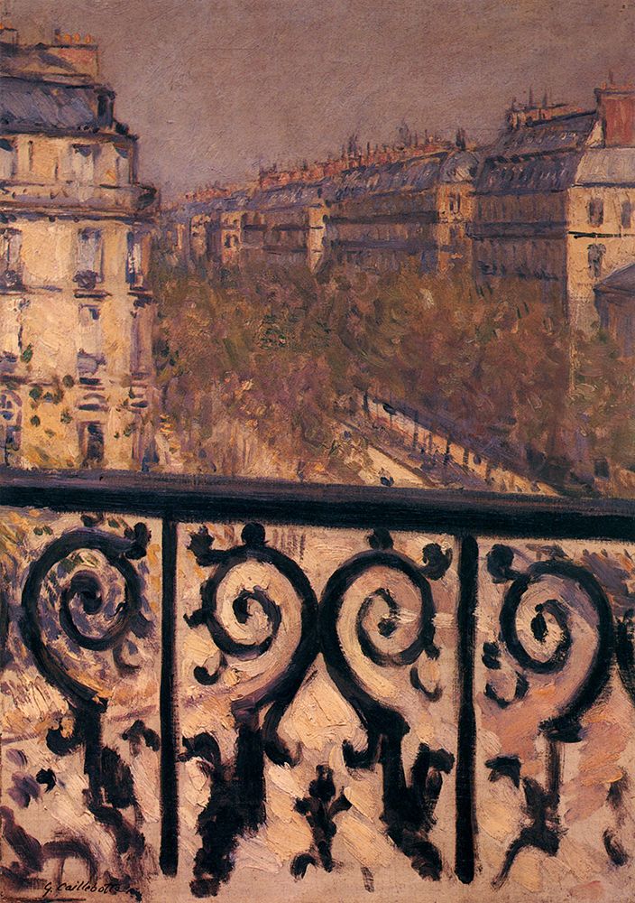 A Balcony in Paris 1880