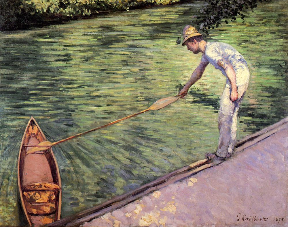 Man Docking his Boat 1878
