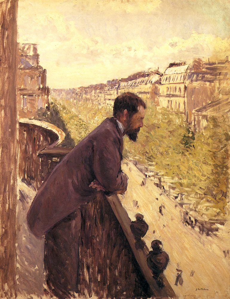 Man on Balcony ca 1880