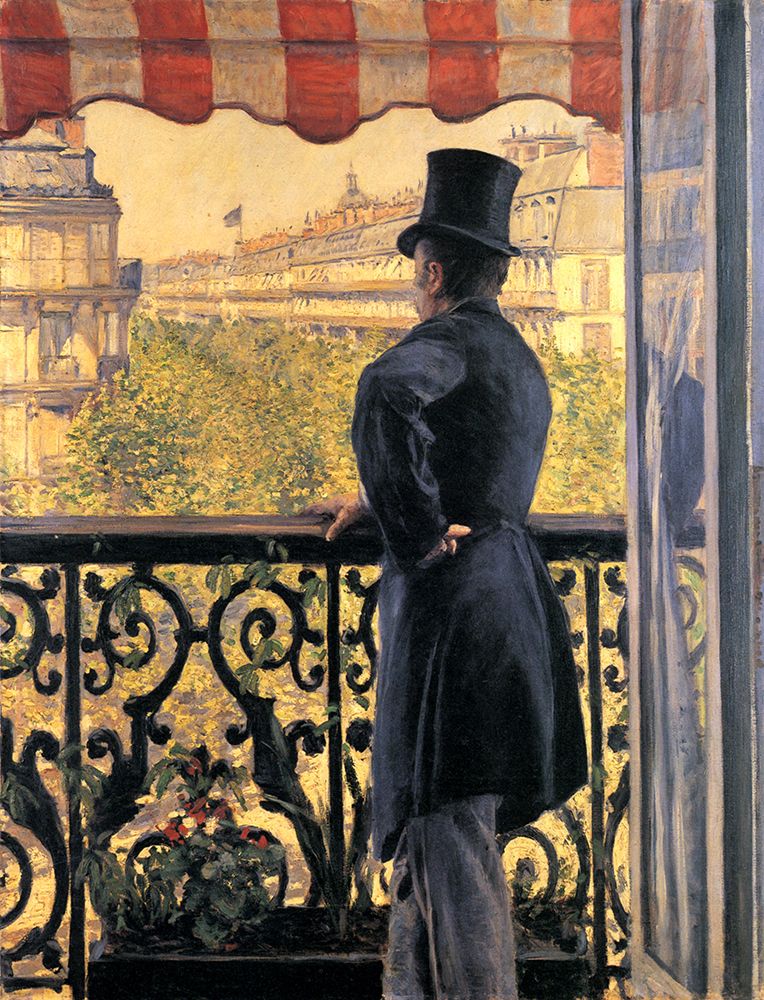 Man on the Balcony 1880