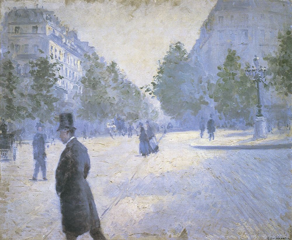 Place St. Augustin, Misty Weather 1878