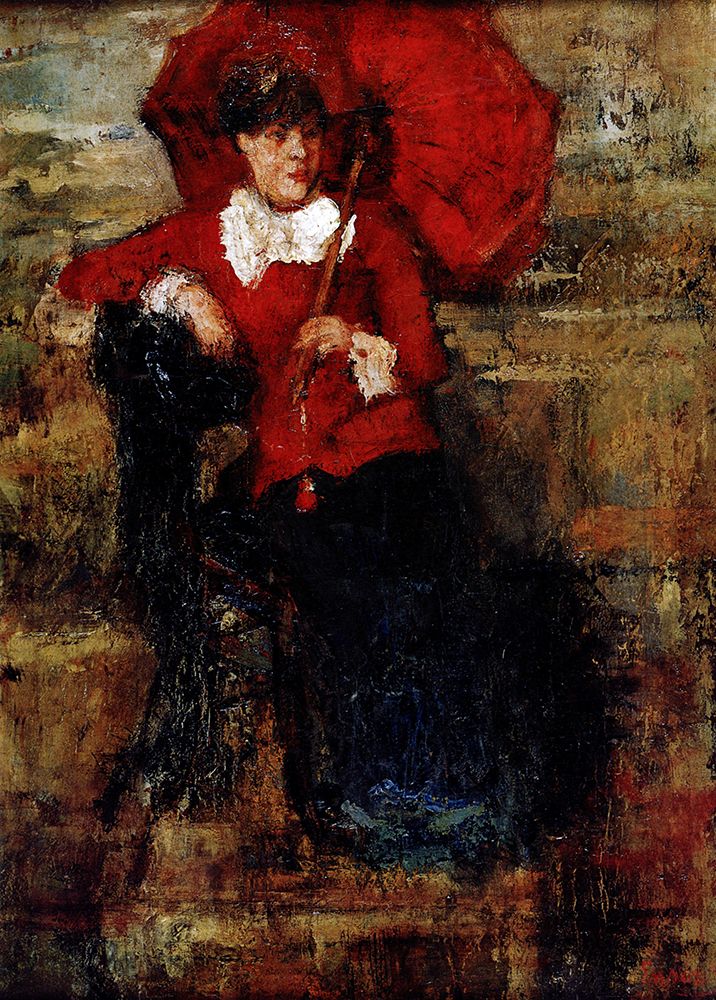 The Lady with the Red Parasol 1880