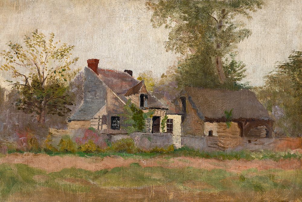 Isolated House in the Woods