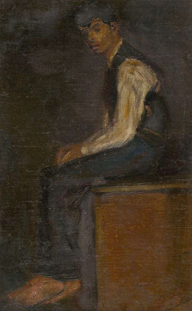Study of a Seated Man