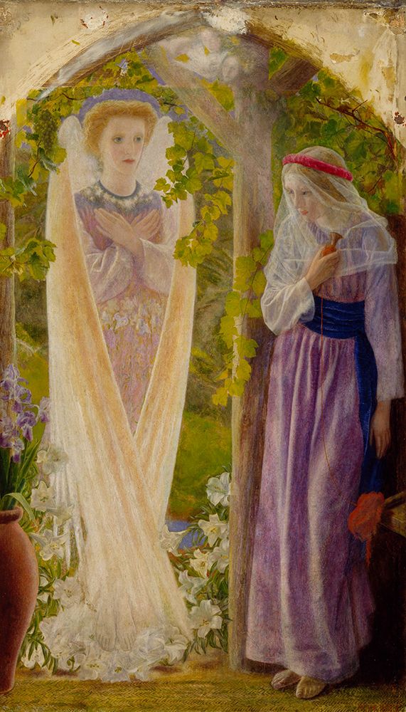 The Annunciation with Frame 1858