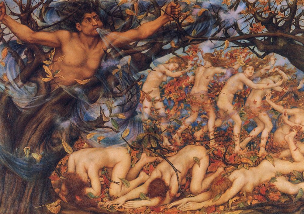 Boreas and the Fallen Leaves 1910