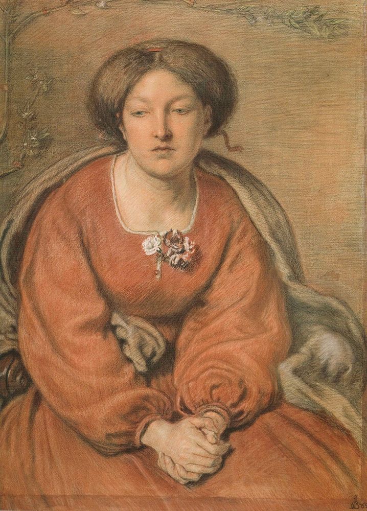 Thinking, Emma Madox Brown ca 1870
