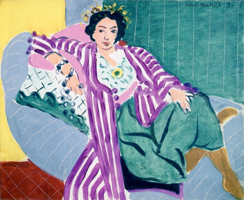 Small Odalisque in a Purple Robe 1937