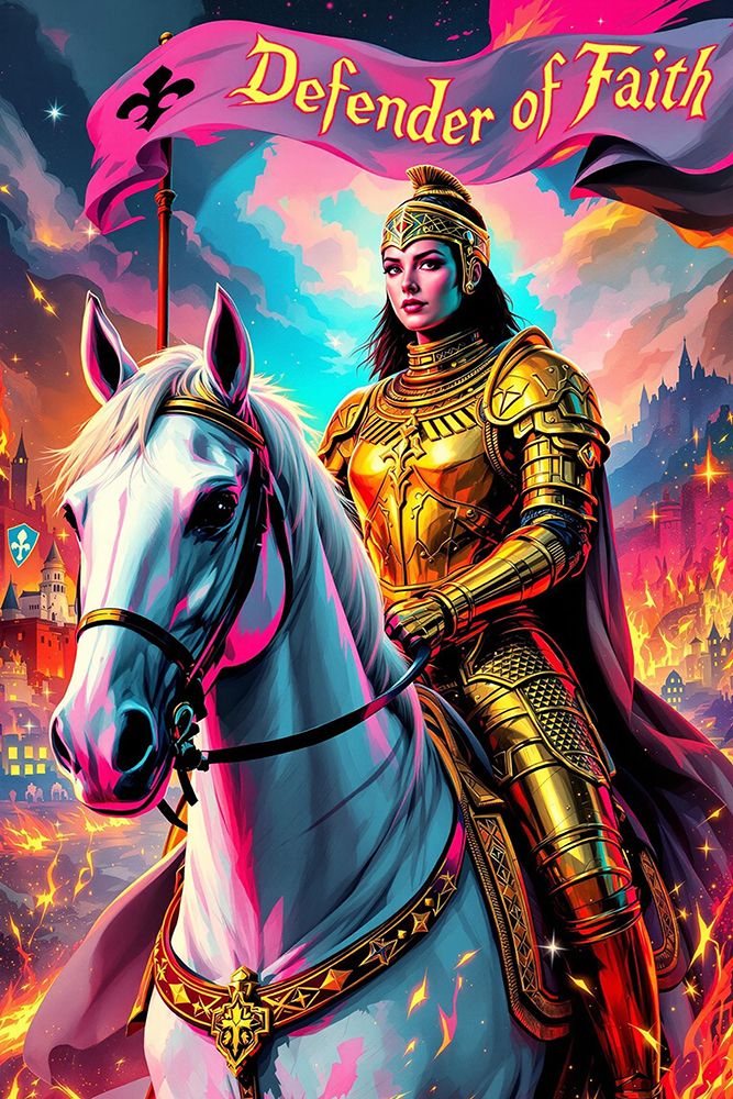 Joan of Arc Pop Art IV