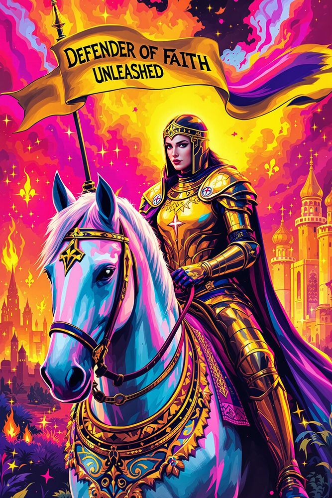Joan of Arc Pop Art VII