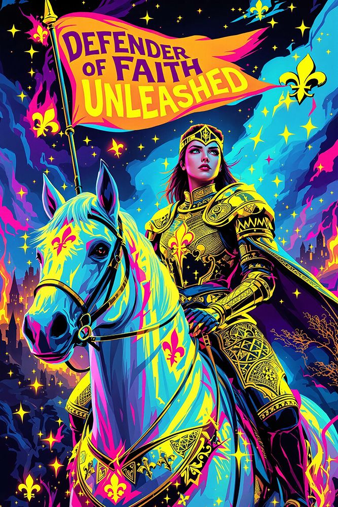 Joan of Arc Pop Art VIII