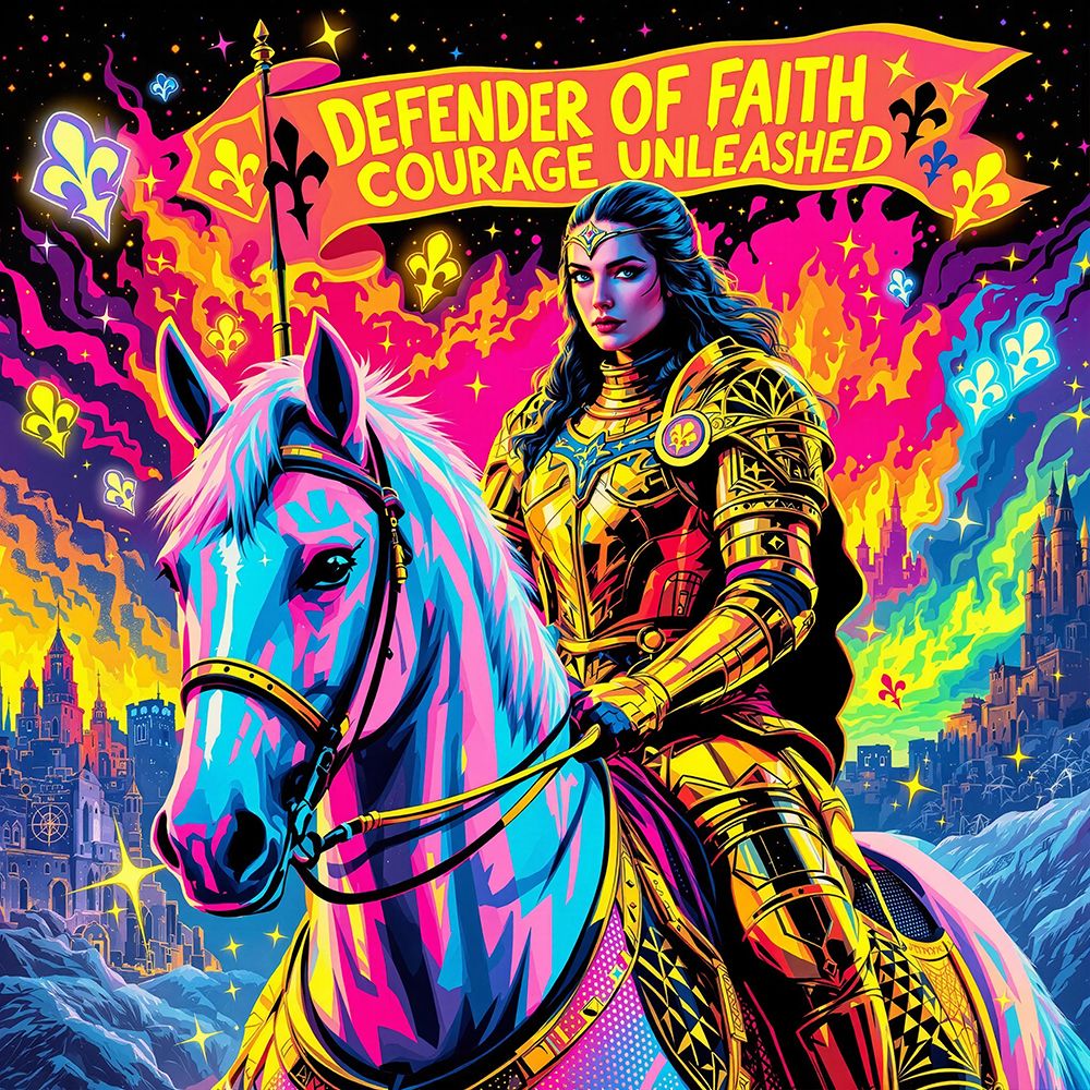 Joan of Arc Pop Art X