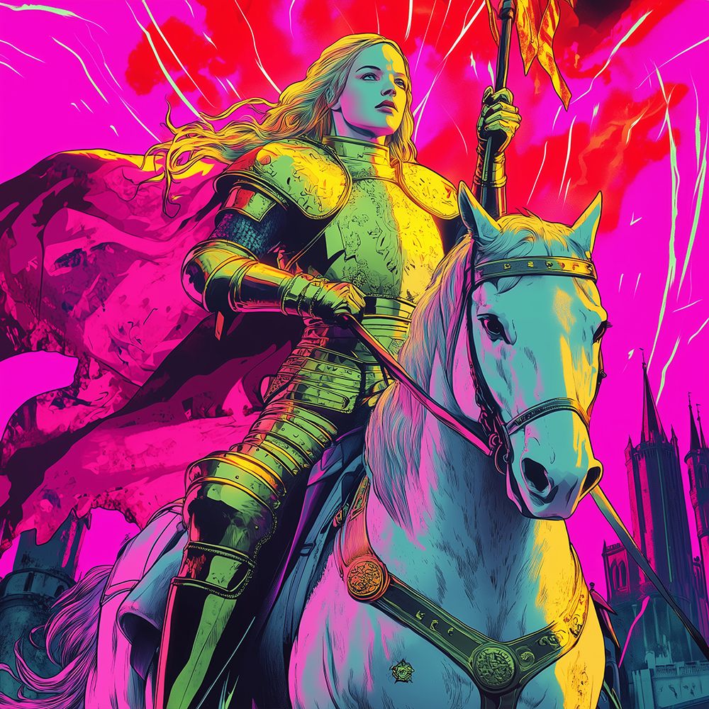 Joan of Arc Pop Art XIII