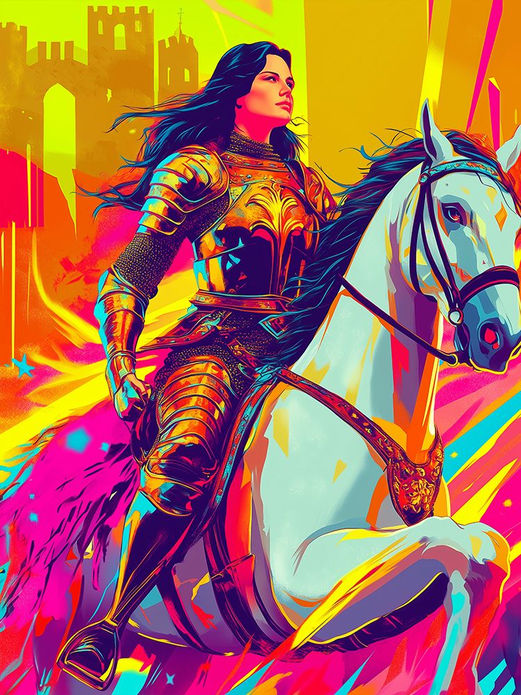 Joan of Arc Pop Art XIV