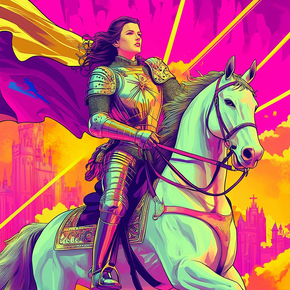 Joan of Arc Pop Art XV