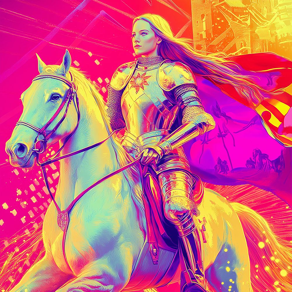 Joan of Arc Pop Art XVI