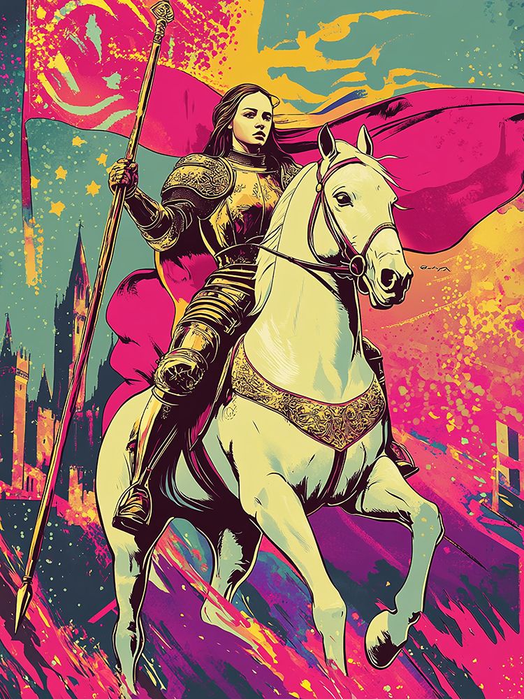 Joan of Arc Pop Art XIX