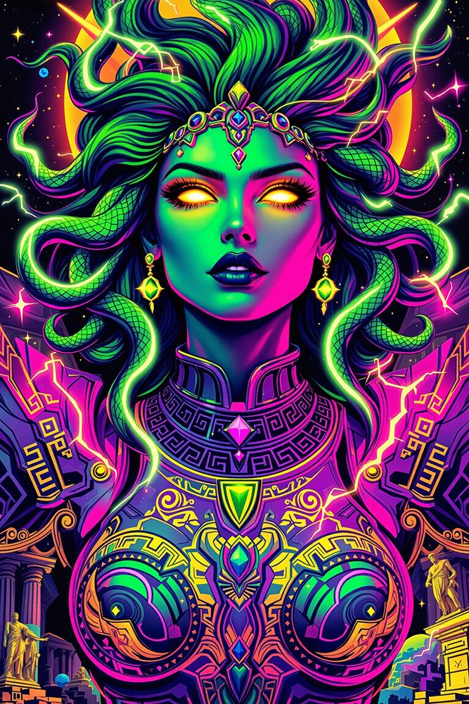 Medusa Pop Art VI