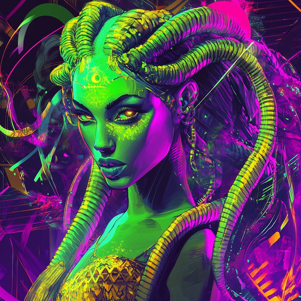 Medusa Pop Art XIV