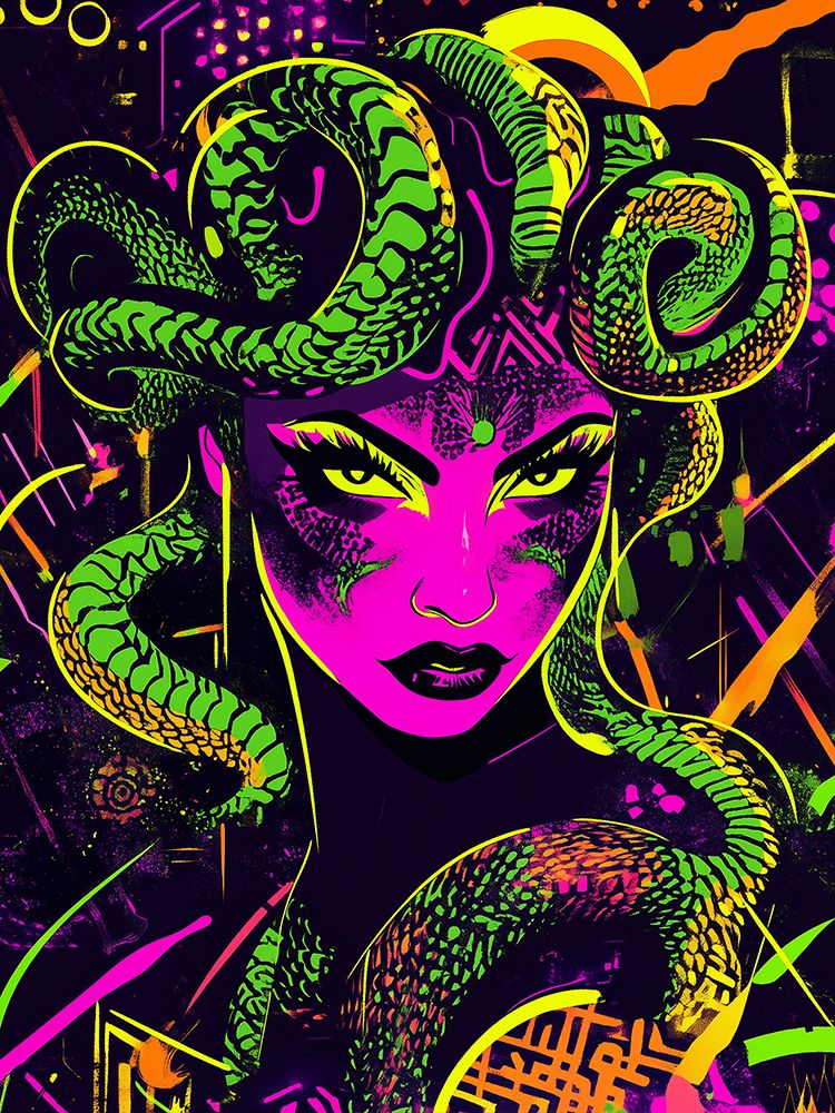 Medusa Pop Art XVI