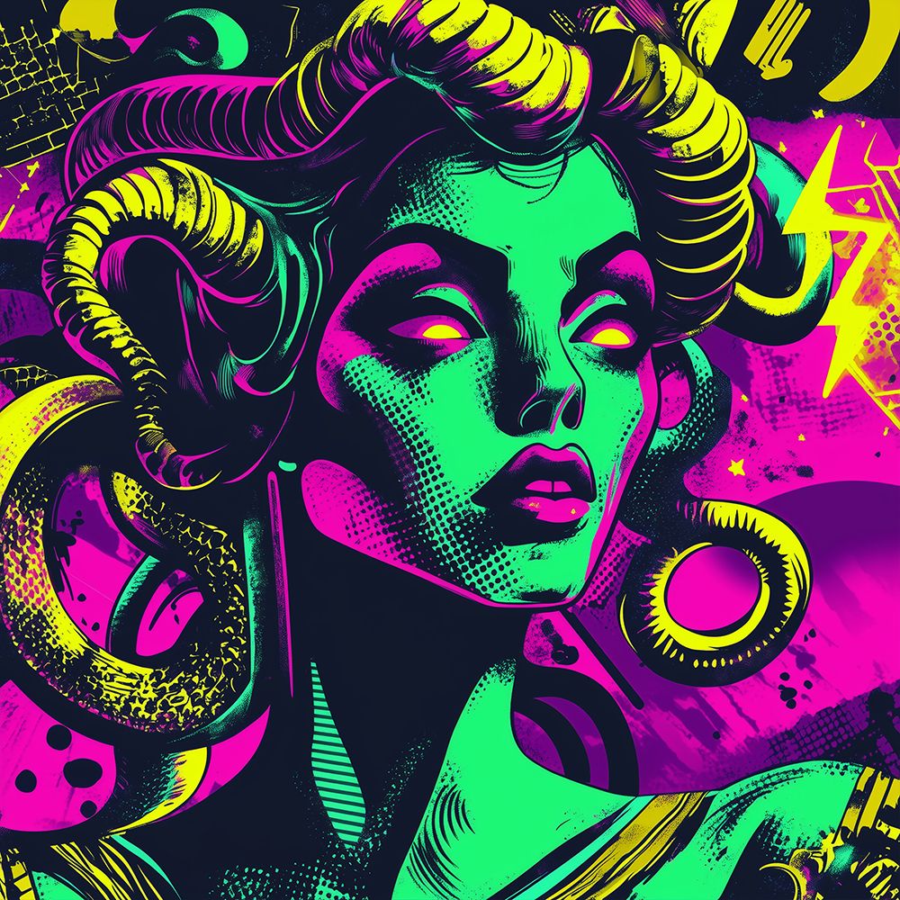 Medusa Pop Art XVIII