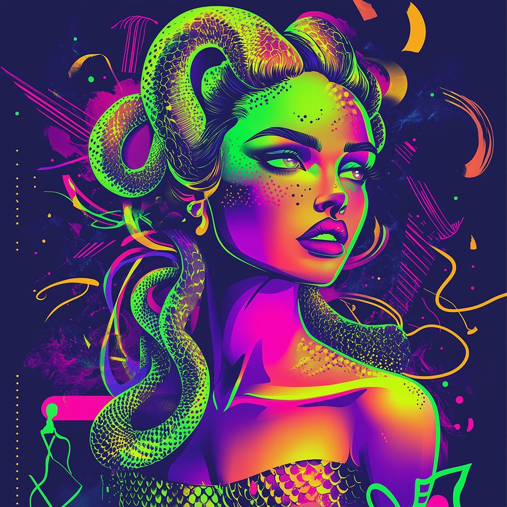 Medusa Pop Art XX