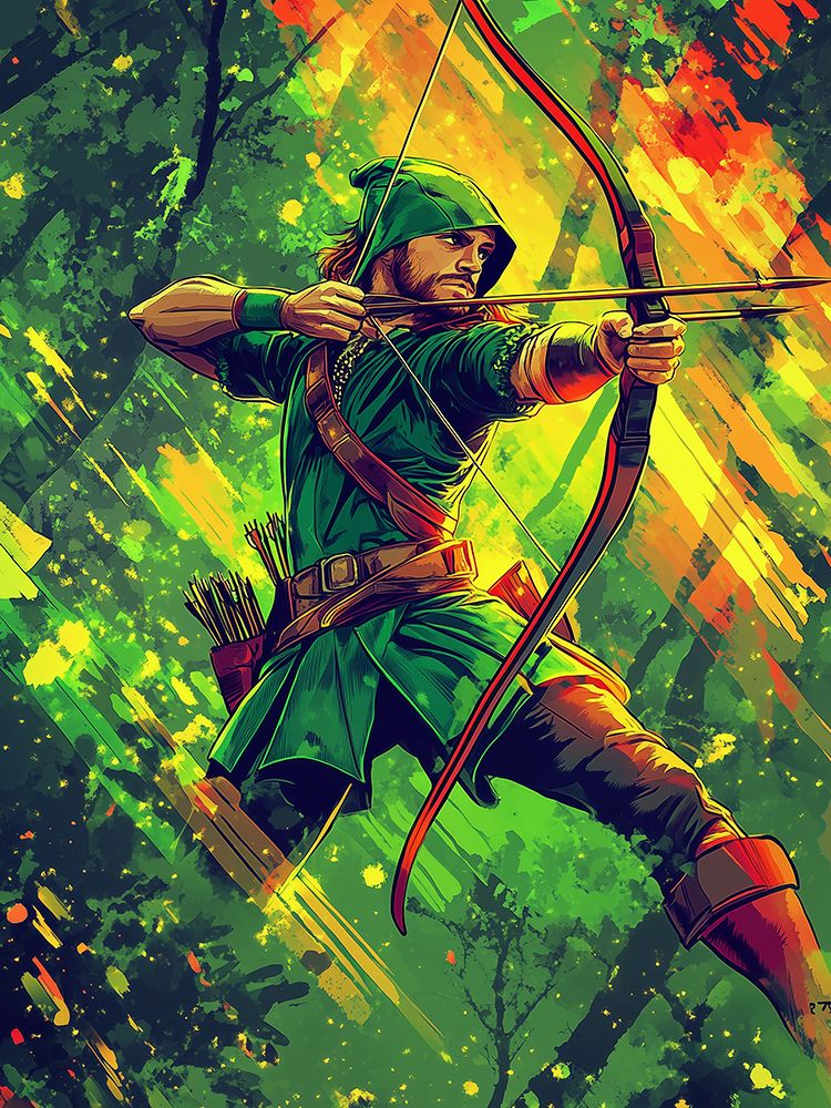 Robin Hood Pop Art IV
