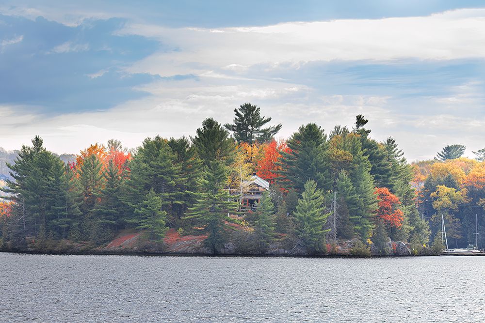 Island House on the Gatineau River