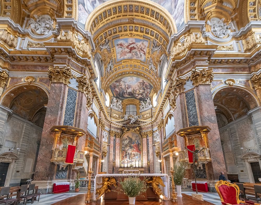 Italy, Rome Basilica of Saints Ambrose and Charles Borromeo I